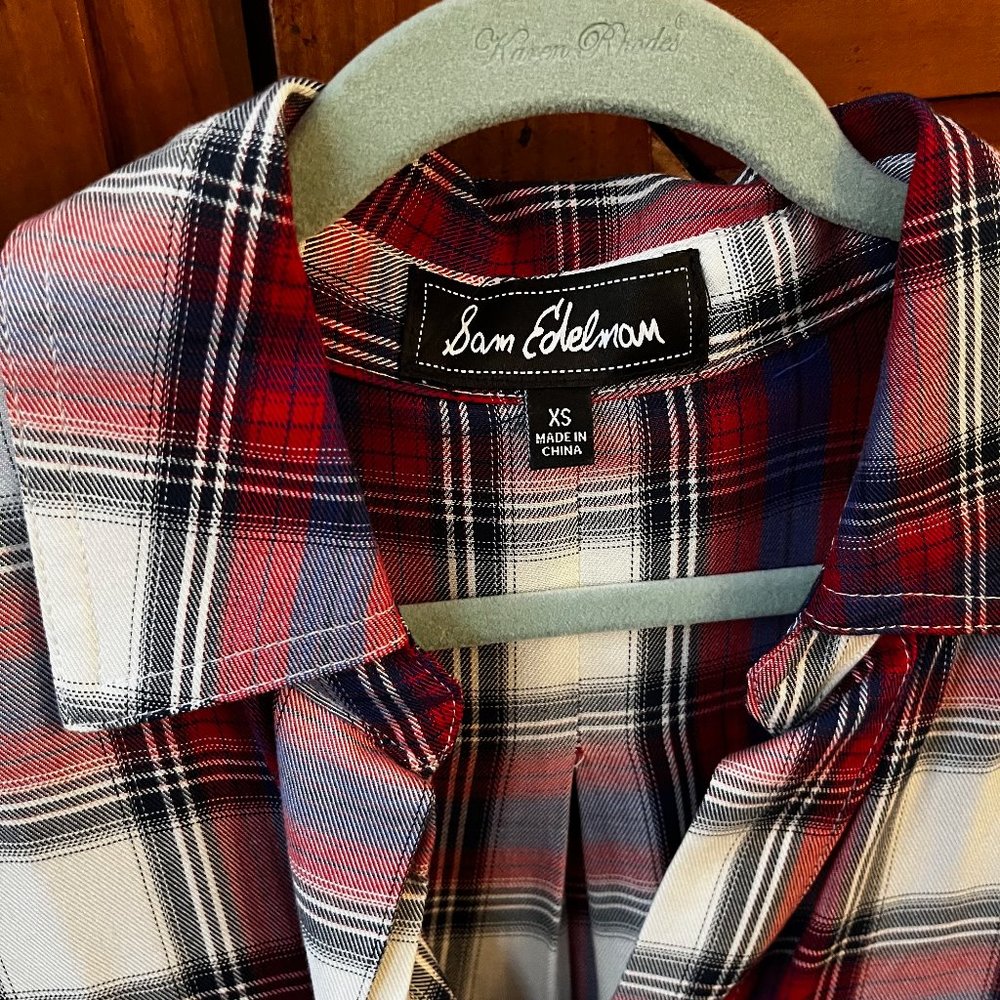 Sam Edelman split-back flannel - Picture 3 of 3